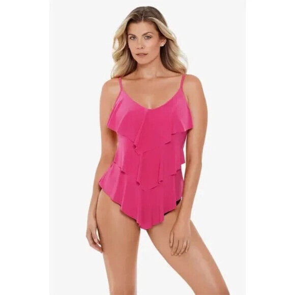 NWT Magicsuit 12 Rita layered tankini top - Picture 1 of 9
